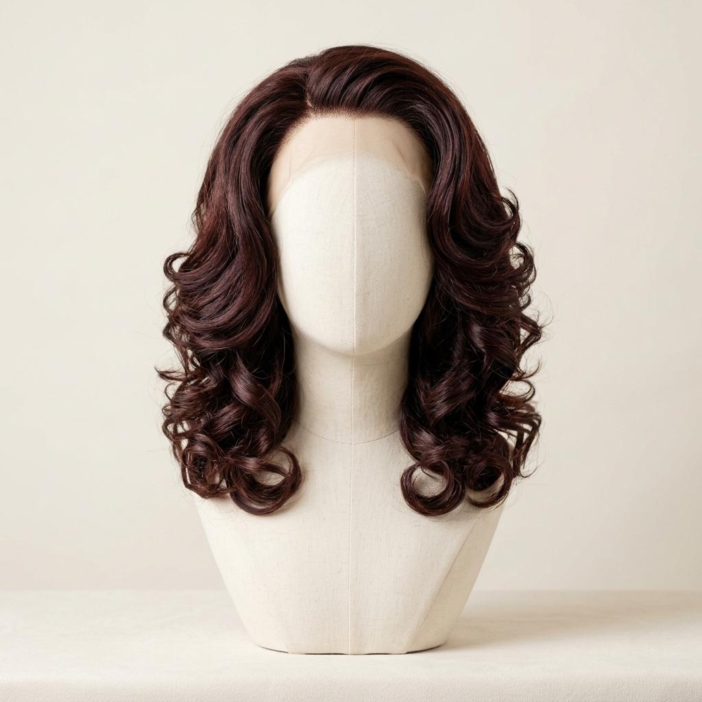 Elan — Auburn bouncy curls